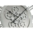 thumbnail image 5 of 21.25" Silver and Black Transitional Modern Wall Clock, 5 of 5