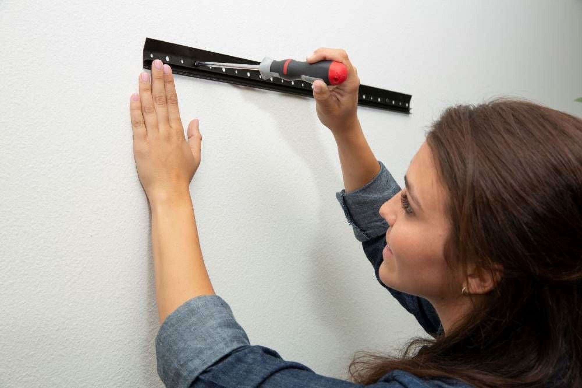 Hangman All Surface TV Hanger - Fits Screens 32"-80" - Works in All Surfaces, No Studs, No Anchors Required