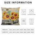thumbnail image 5 of Nawypu  Spring Summer Pillow Covers, Farmhouse Buffalo Plaid Sunflower Decorative Throw Pillow Covers Outdoor, Hello Sunshine Flower Yellow Spring Summer Decorations for Home Sofa Couch, 5 of 5