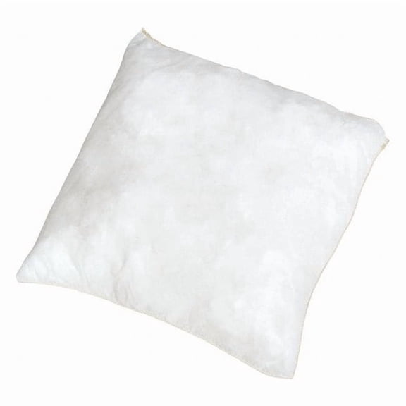 Spilltech Sorbent Pillow, 23 gal, 18 in x 18 in, Oil, White, 10 PK WPIL1818