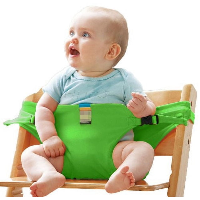 Silla de comedor plegable de seguridad para bebés con asiento portátil para niños Cinturón de comedor BB para bebés