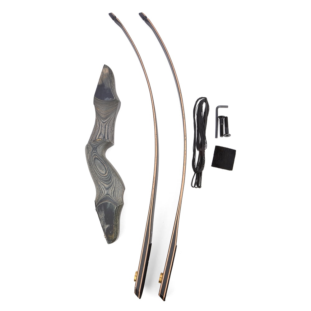 AMEYXGS Archery 60" Traditional Hunting Recurve Long Bow （40LBS)
