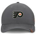 thumbnail image 2 of Men's Fanatics Gray Philadelphia Flyers Clincher Team Stripes Flex Hat, 2 of 5