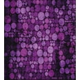 thumbnail image 3 of Indigo Duvet Cover Set, Retro Style Vintage 60s 70s Inspired Dots Circles on Grunge Backdrop, Decorative 2 Piece Bedding Set with 1 Pillow Shams, Twin Size, Eggplant Purple, by Ambesonne, 3 of 3