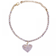 thumbnail image 1 of Multi-Pattern Love Heart Star Wedding Sandal Beach Anklet Chain Foot Jewelry, 1 of 3