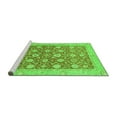 thumbnail image 2 of Ahgly Company Machine Washable Indoor Rectangle Oriental Green Traditional Area Rugs, 5' x 7', 2 of 4