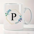 thumbnail image 1 of A-Z Series Mug Personalized Name Cup Commemorative Gift 400ml Ceramic Cup Kitchenware Drinkware, 1 of 4