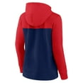 thumbnail image 3 of Women's Fanatics Red/Navy Washington Nationals Take The Field Colorblocked Hoodie Full-Zip Jacket, 3 of 3