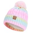 thumbnail image 6 of Toddler Girl Winter Hat and Gloves Set Kids Gloves and Hats for 4-10 Year Boys and Girls 3pcs Kids Winter Knit Hat Gloves Set Warm Fleece Lining Thermal Beanie, 6 of 6