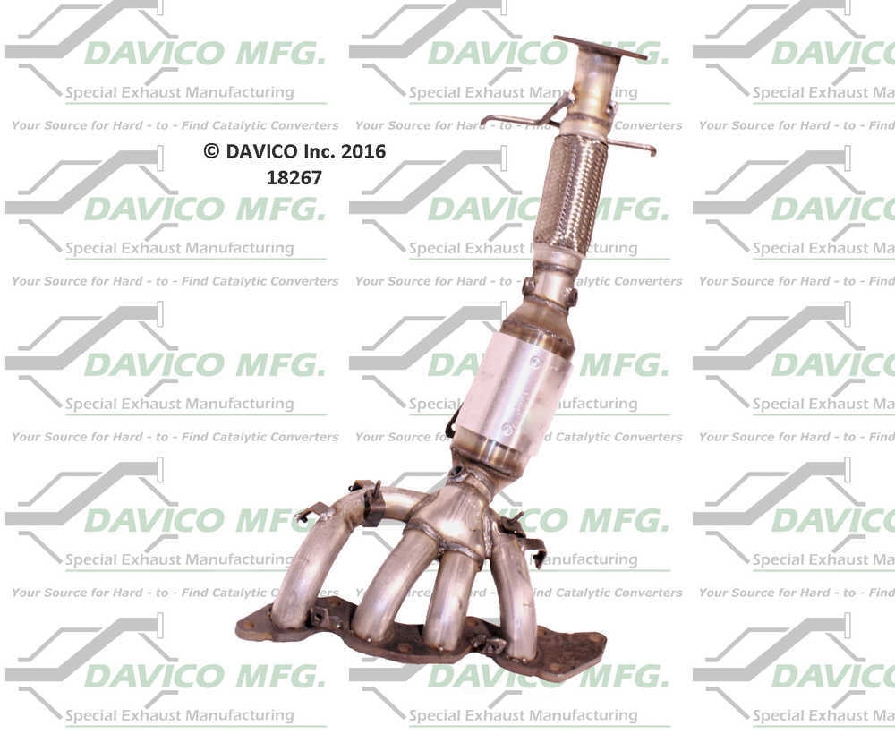 Davico Mfg 18267 Direct-Fit Catalytic Converter-Manifold
