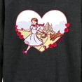 thumbnail image 3 of Wizard of Oz - Dorthy And Toto Heart - Women's Lightweight French Terry Long Sleeve Shirt, 3 of 5