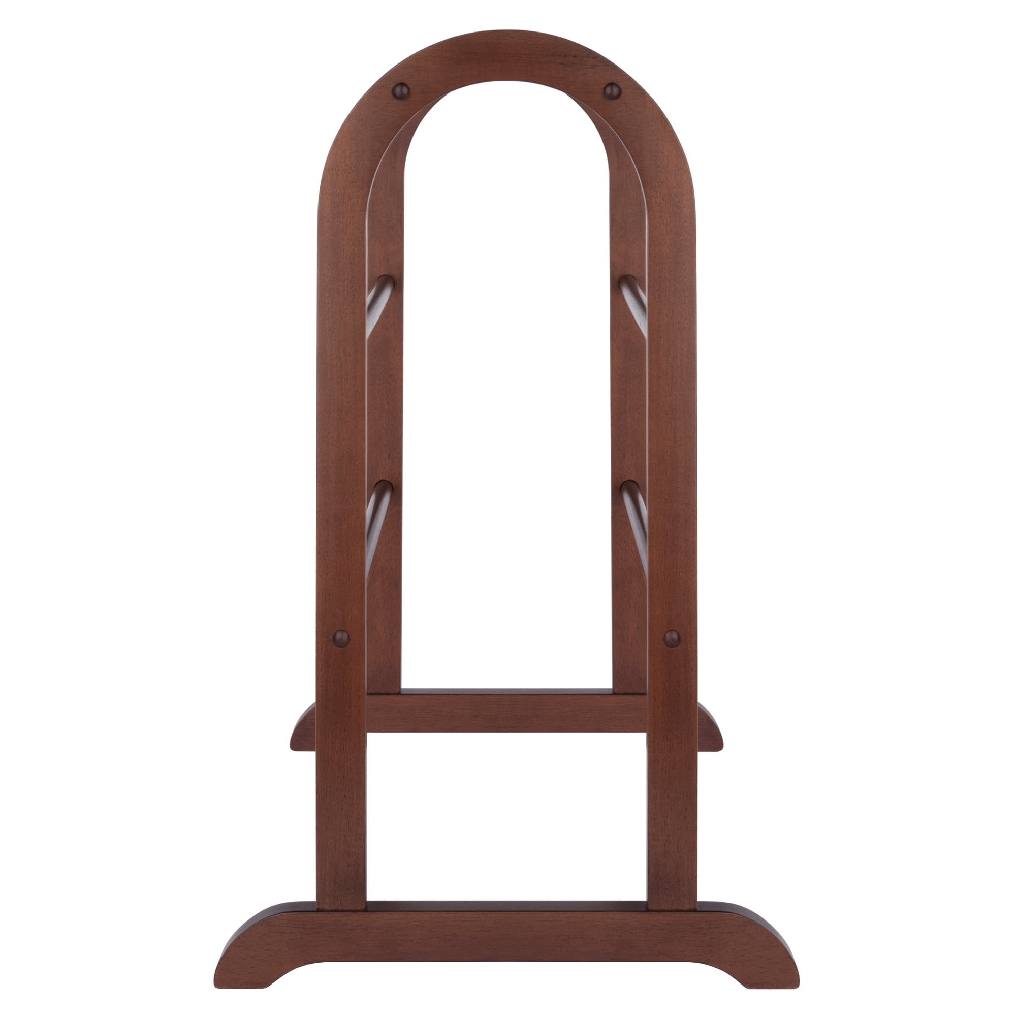Winsome Eleanor 6 Rod Quilt Rack, Walnut Finish