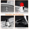 thumbnail image 2 of 7L Olla Express de Aluminio Olla de Presion Vaporera Set de Ollas De Sopa Carnes de Cocina Compatible Estufa De Gas m&aacute;s para Cocina Restaurantes,Se Utiliza para Cocinar Arroz,Sopa, 2 of 7