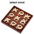 thumbnail image 4 of BESTSKY Wooden Tic Tac Toe Game,Decorative Coffee Table Games for Family and Adults, 4 of 4