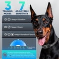 thumbnail image 4 of Collar antiladridos KJKZO para perros recargable, paquete de 2 unidades, azul+negro, 4 of 9