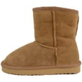 thumbnail image 4 of Kids Genuine Sheepskin Boot with Reinforced Heel by SNUGRUGS - Chestnut - US 11, 4 of 7