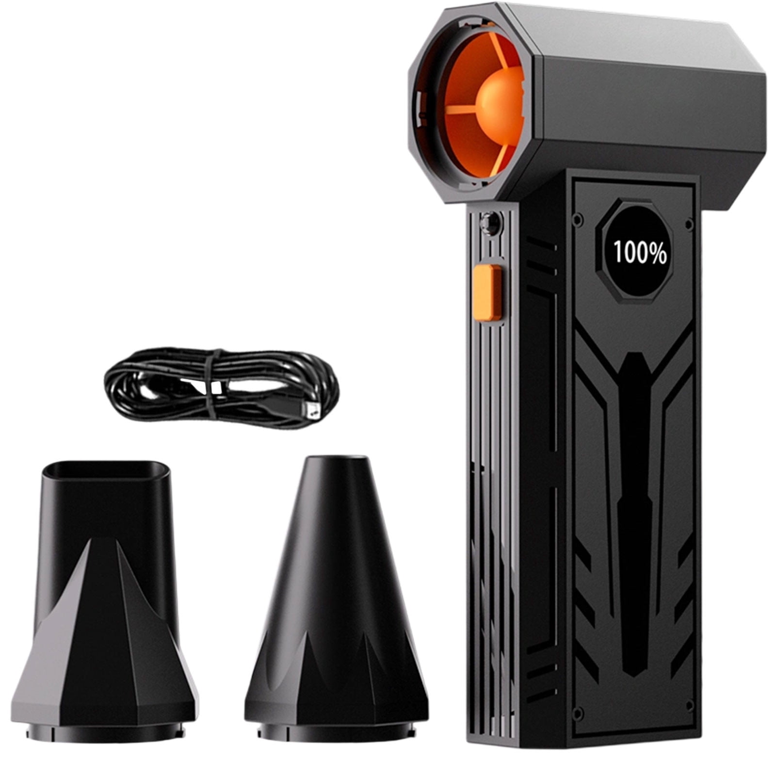 Rechargeable Cordless Electric Air Duster 130000RPM Compressed Air Blower 100 Speed Adjustable Cleaning Tool for Keyboard Computer Car Detailing Electronic Devices Home Office