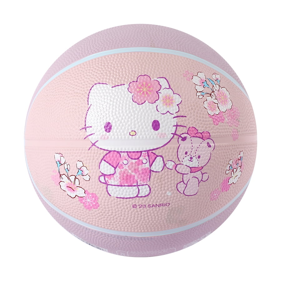 Hello Kitty バスケットボール Hello Kitty Lisence Cute IP Image # 5 Rubber Basketball Pink