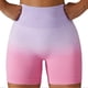 thumbnail image 1 of Gradient Seamless Gym Pants Butt Lift Slim-Fit Shorts Abrasion Resistant High Waist Pants, 1 of 5