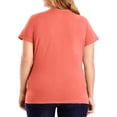thumbnail image 2 of Hanes Women's Nano-T V-Neck T-Shirt, 2 of 3