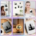 thumbnail image 6 of 1Set 24Pcs Halloween Silhouettes Mason Jar Stickers Decor PVC Jar Cutout Decals Lantern Jar Scrapbook Silhouette Ornaments Self Adhesive Waterproof for Light Hanging Lamp Glass Black 4x3.5Inch, 6 of 6