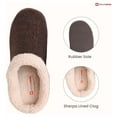 thumbnail image 4 of Alpine Swiss Mens Memory Foam Clog Slippers Fleece Fuzzy Slip On House Shoes, 4 of 8