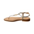thumbnail image 2 of M by Bruno Magli Jenna Leather Sandal, 9, Gold, 2 of 5