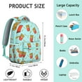 thumbnail image 4 of French Fries Students Backpack Potato Fries Crispy Fries School Bag with Cute Tasty Snack Design, Fries Lover Lightweight and Durable for Students, 4 of 4
