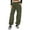 Green, variant on Women's Cargo Pants High Waist Wide Leg Pants Straight Leg Loose Trousers Fancy Clothes for Teens Women Casual Pants