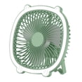 thumbnail image 4 of Ventilador de escritorio perfecl portátil con luz nocturna funcionamiento silencioso Verde, 4 of 8