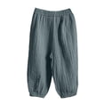 thumbnail image 6 of Girls Sweatpants Joggers Sweat Pants Cute Baggy Trendy Clothes Preppy with Pockets 6-12 Months 12-24 Months 2t 3t 4t 5t 6t 7t 8t 9t Children(Navy,12-18 Months), 6 of 8