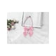 thumbnail image 4 of Corbata de moño preatado ajustable de color sólido para mujeres INSPIRE CHIC en rosa, 4 of 5