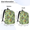 thumbnail image 3 of Lsque Cute Panda Bear In Greenery Forest Pattern Canvas Daypack, Durable Backpack, High-quality Versatile Backpack,Vintage Compact Backpack-Medium, 3 of 6