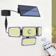 thumbnail image 3 of Lámpara solar IP65 impermeable sensor de movimiento luz exterior control remoto (dividido), 3 of 8