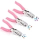 thumbnail image 1 of 3-PACK Handheld Hole Punch, Metal Single Hole Punch with Soft Grip, Circle Star Heart Shaped Hole Punch, 1 of 4