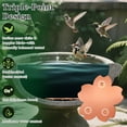 thumbnail image 5 of zhmrfg Copper Bird Bath Disk Triangular-Point Support Lower Cleaning Frequency Safe Water Purification for Outdoor Bird Bowls All-Season Copper Disc for Garden Birds Bathing Easy Care, 5 of 6