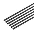 thumbnail image 1 of Uxcell 6-Pack Varillas de Fibra de Carbono, Longitud de 400mm Diámetro de 1.5mm Varilla Sólida Mate de Fibra de Carbono, 1 of 7