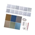 thumbnail image 4 of Kit de bordado para principiantes, juego de herramientas de práctica, posavasos de bordado artesanal, materiales de costura, manualidades artísticas, Conjunto A, 4 of 8