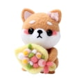 thumbnail image 1 of EQWLJWE Plush Cute Dog Pattern Handmade DIY Poke Wool Felts Material Production Package, 1 of 8