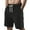 Black, variant on REDESS Men's Casual Shorts with Pockets Drawstring Elastic Waistband,Black,Sizes S-XXL