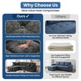 thumbnail image 2 of LazySunsets 112" Oversized Modular Sectional L Shaped Sofa, Wide & Deep Seat Boneless Cloud Couch With Multi-Purpose Round Pillow, No Assembly (Gray), 2 of 6