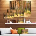 thumbnail image 3 of Belle Forêt de Pins au Coucher du Soleil - Art Moderne sur Toile, 3 of 4