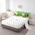thumbnail image 5 of Feelyou Kawaii Gnome Kids Bedding Comforter Set 7pcs, Western St. Patrick's Day King Bedding Sets, Green Shamrock Reversible Bed Sheets, Ultra Soft Bedroom Decor, 5 of 8