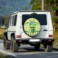 thumbnail image 2 of Yuyamidu Green Hat Tire Covers Green Leaf Spare Wheel Tire Cover for Trailer, RV, SUV, Travel Camping St. Patrick's Day Tyre Covers with Elastic Band, 2 of 5