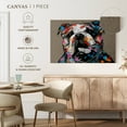 thumbnail image 5 of Elephant Stock Pet Portrait Wall Art - Horizontal Canvas Wall Art - Living Room Wall Decor - Animal Canvas - Black And Red Decor - 24" x 16", 5 of 8
