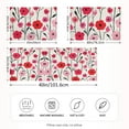thumbnail image 2 of Yayeee Pillowcase Standard Size Set of 2 Satin Wrinkle Resistant Pillow Case, Pink Floral, 2 of 8