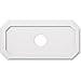 thumbnail image 3 of Ekena Millwork CMP34X17ED-05000 5 in. ID x 11.75 in. Rectangle Emerald Architectural Grade PVC Contemporary Ceiling Medallion, 3 of 4