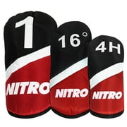 Nitro Men’s Blaster 13-Piece Right-Handed Golf Club Set with Carry Bag and Headcovers