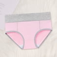thumbnail image 2 of TNOBHG Women Breathable Briefs Women's Breathable Briefs Double Layer Crotch Panties High Waist Underwear with Stretch Fabric Covered for Health-conscious, 2 of 8
