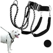 Sporn Big Dog No Pull Dog Halter for Large Dogs, Reflective Adjustable Walking Halter, Black, 19–24 Neck